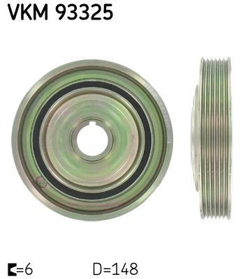 Fulie curea, arbore cotit VKM 93325 SKF